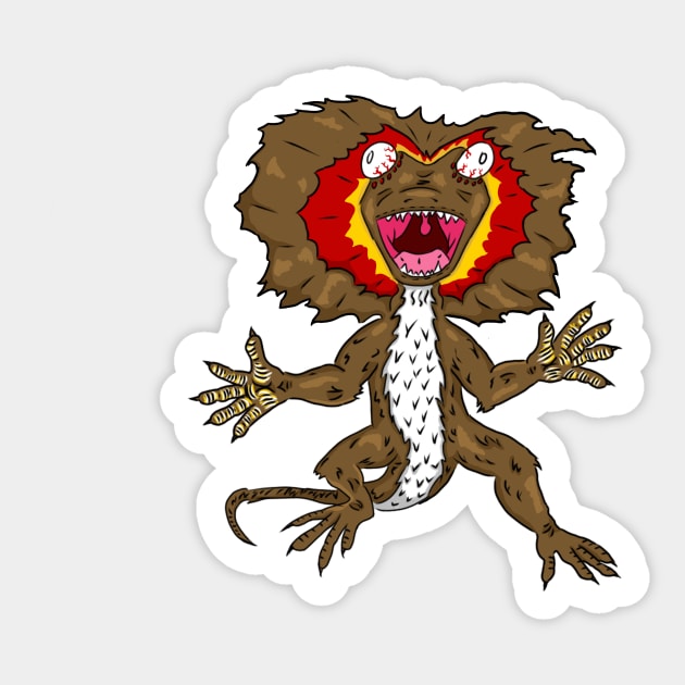Frilled Hysteria Sticker by GeekVisionProductions